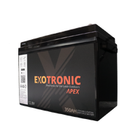 Exotronic 12V 350Ah Apex IP67 Smart Bluetooth Lithium Battery