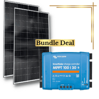 Exotronic 2x 180w Solar Panel & Victron SmartSolar MPPT 100/30 Kit