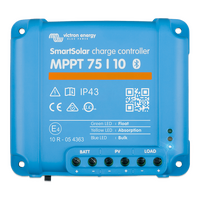 Victron 12/24V 10A SmartSolar MPPT 75/10 Bluetooth Solar Charge Controller