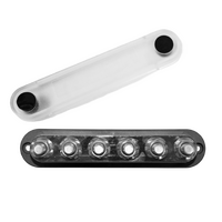 Exotronic 600A Black 6x M10 Stud Busbar with Cover