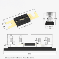 Exotronic 750A ANL Fuse Holder with Cover