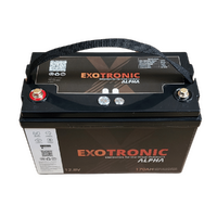 Exotronic 12V 170Ah Alpha Bluetooth Lithium Battery