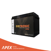 Exotronic Apex Series 12V 300Ah Smart Bluetooth Lithium Battery