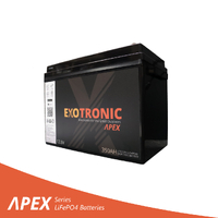 Exotronic 12V 350Ah Apex Smart Bluetooth Lithium Battery