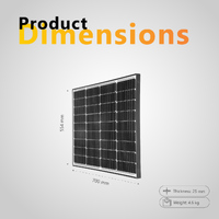 Exotronic 75W Fixed Solar Panel