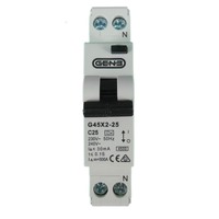 GEN3 Double Pole Single Module RCBO 25Amp Safety Switch/Circuit Breaker Combo