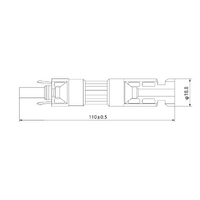 Exotronic 15A In-line Blocking Diode MC4 Compatible Solar Connector