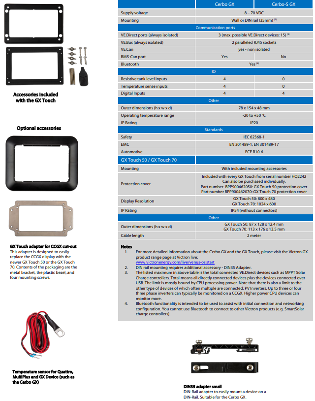 Victron Cerbo GX: Systems Integrator | BPP900450100