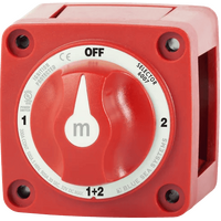 Blue Sea Battery Switch 300A 4 position Red