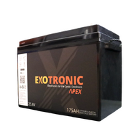 Exotronic 24V 175Ah Apex Smart Bluetooth Lithium Battery