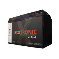 Exotronic 12V 180Ah Alpha Bluetooth Lithium Battery