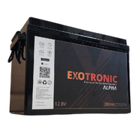 Exotronic 12V 200Ah Alpha Bluetooth Lithium Battery