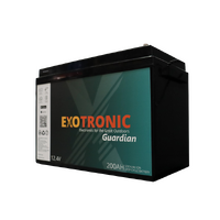 Exotronic 12V 200Ah Guardian Smart Bluetooth Sodium Ion Battery