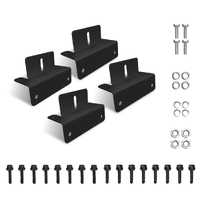 Exotronic Adjustable Black Aluminium Solar Panel Brackets