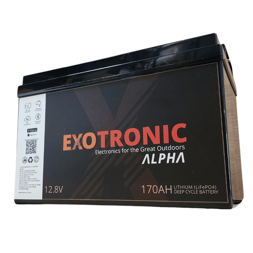 Exotronic 12V 170Ah Alpha Bluetooth Lithium Battery