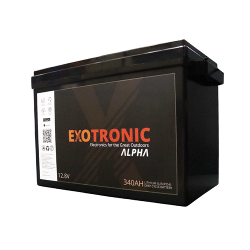 Exotronic 12V 340Ah Alpha Bluetooth Lithium Battery