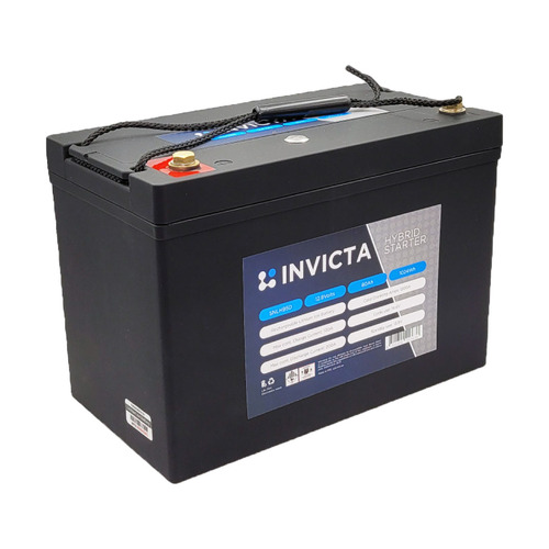 Invicta 12V 80Ah 1200CCA Hybrid 95D Lithium Battery (SNLH95D)