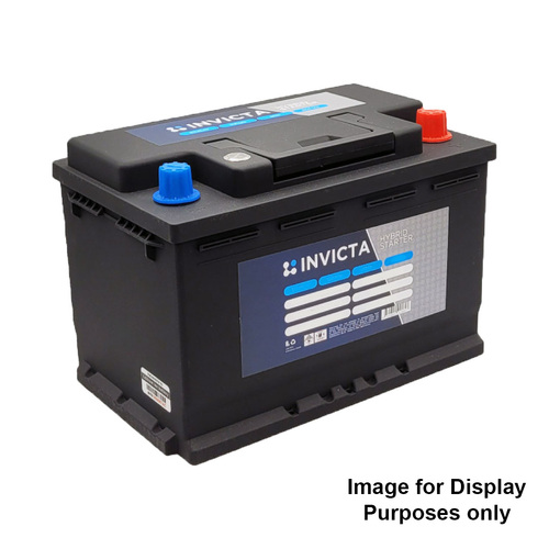 Invicta 12V 50Ah 800CCA Hybrid LN2 Lithium Battery (SNLHLN2)