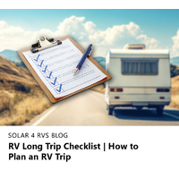 RV Long Trip Checklist | How to Plan an RV Trip